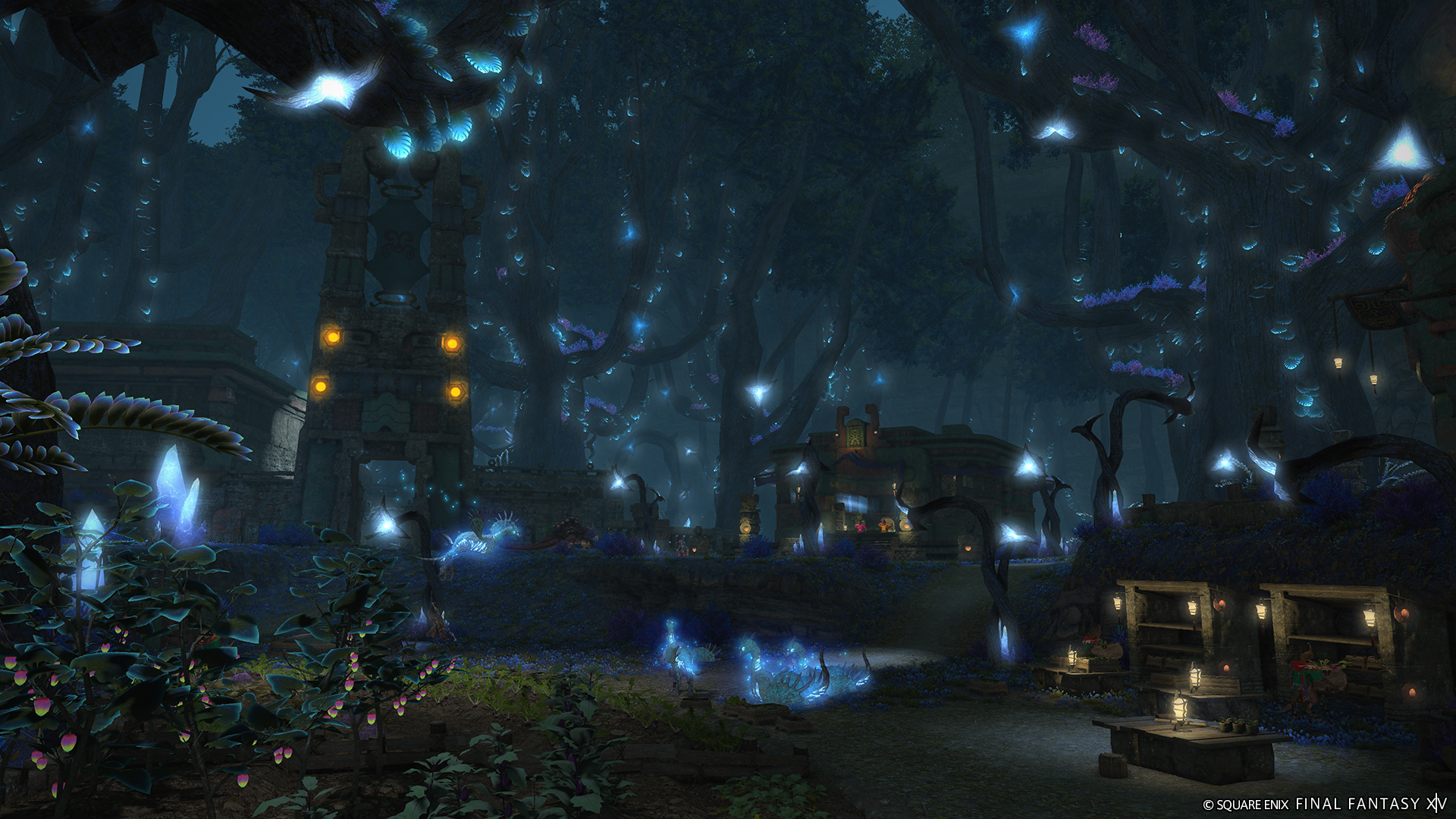 青の森に新たな拠点が出現する