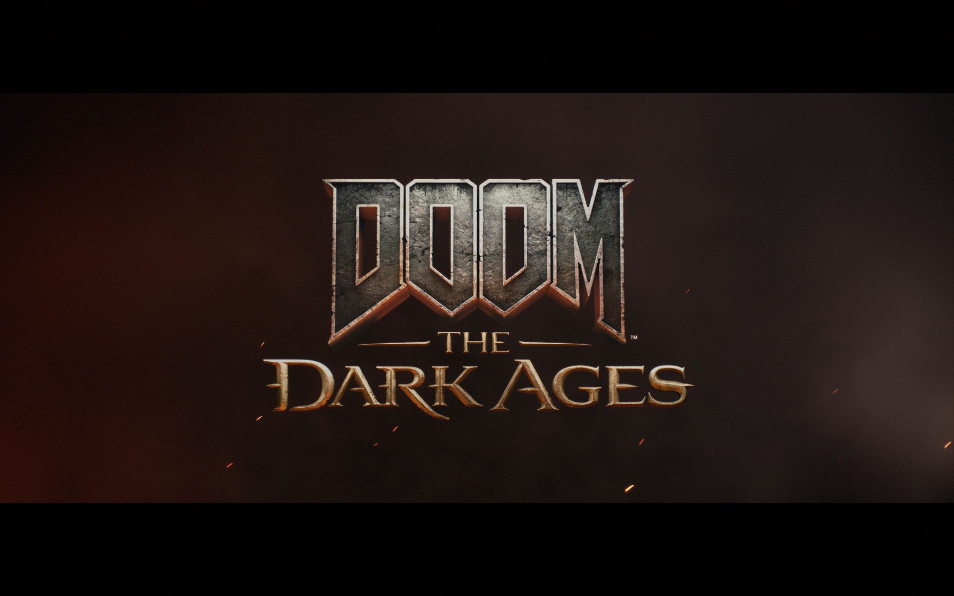 「DOOM: The Dark Ages」のタイトル画面