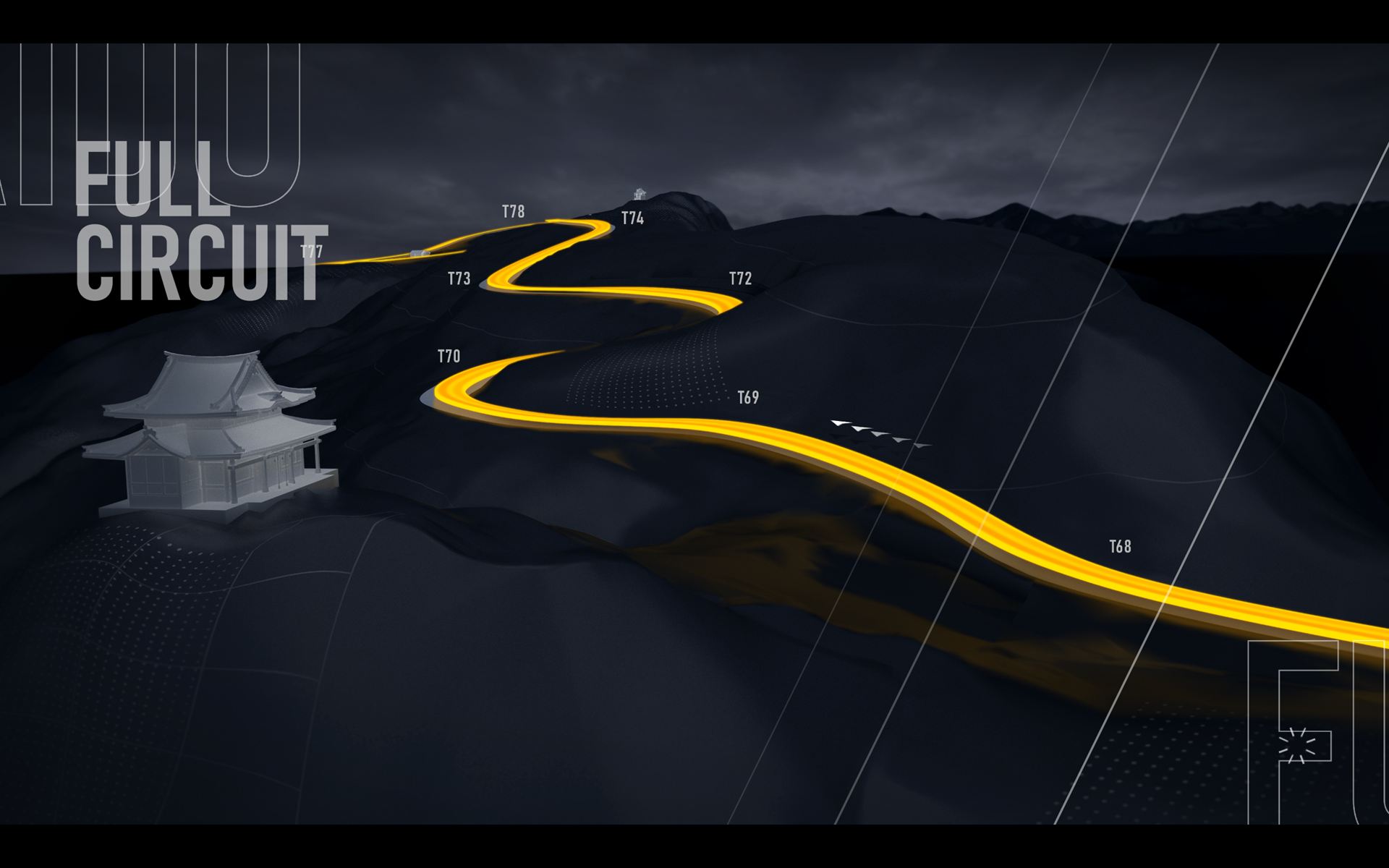 「富士見街道」コースは急なカーブが続く峠道だ