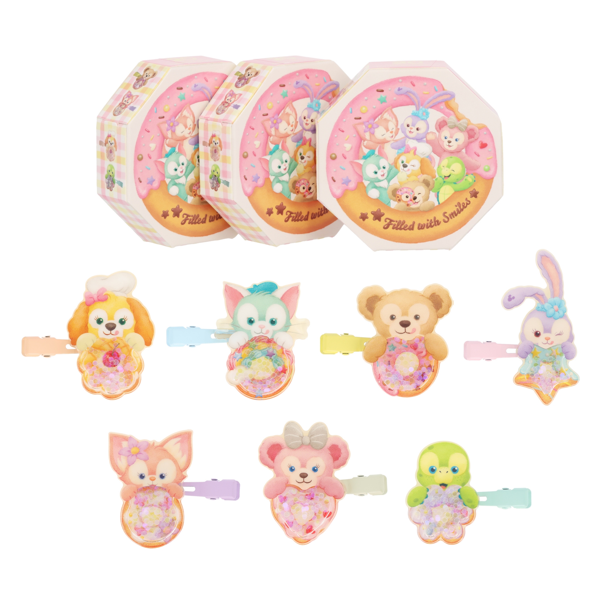 ヘアクリップ 1個1,300円（全7種、ランダム）