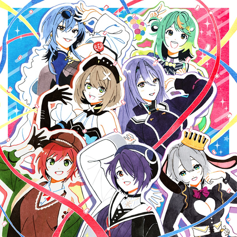 あおぎり高校　卒業記念イラストボード（完全受注生産） あおぎり高校 卒業記念イラストボード（完全受注生産