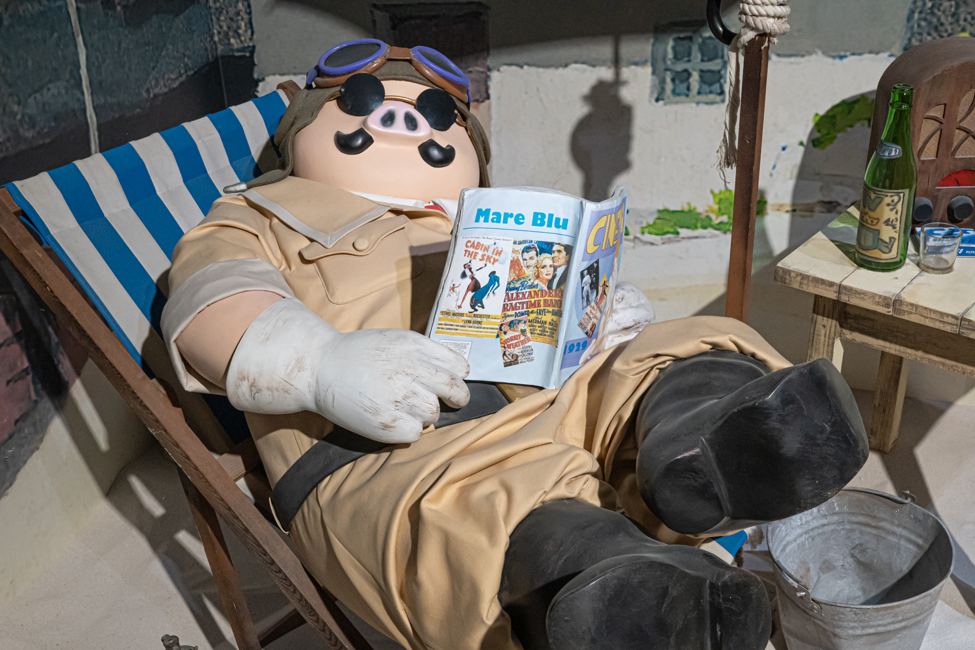 「紅の豚」展示エリア