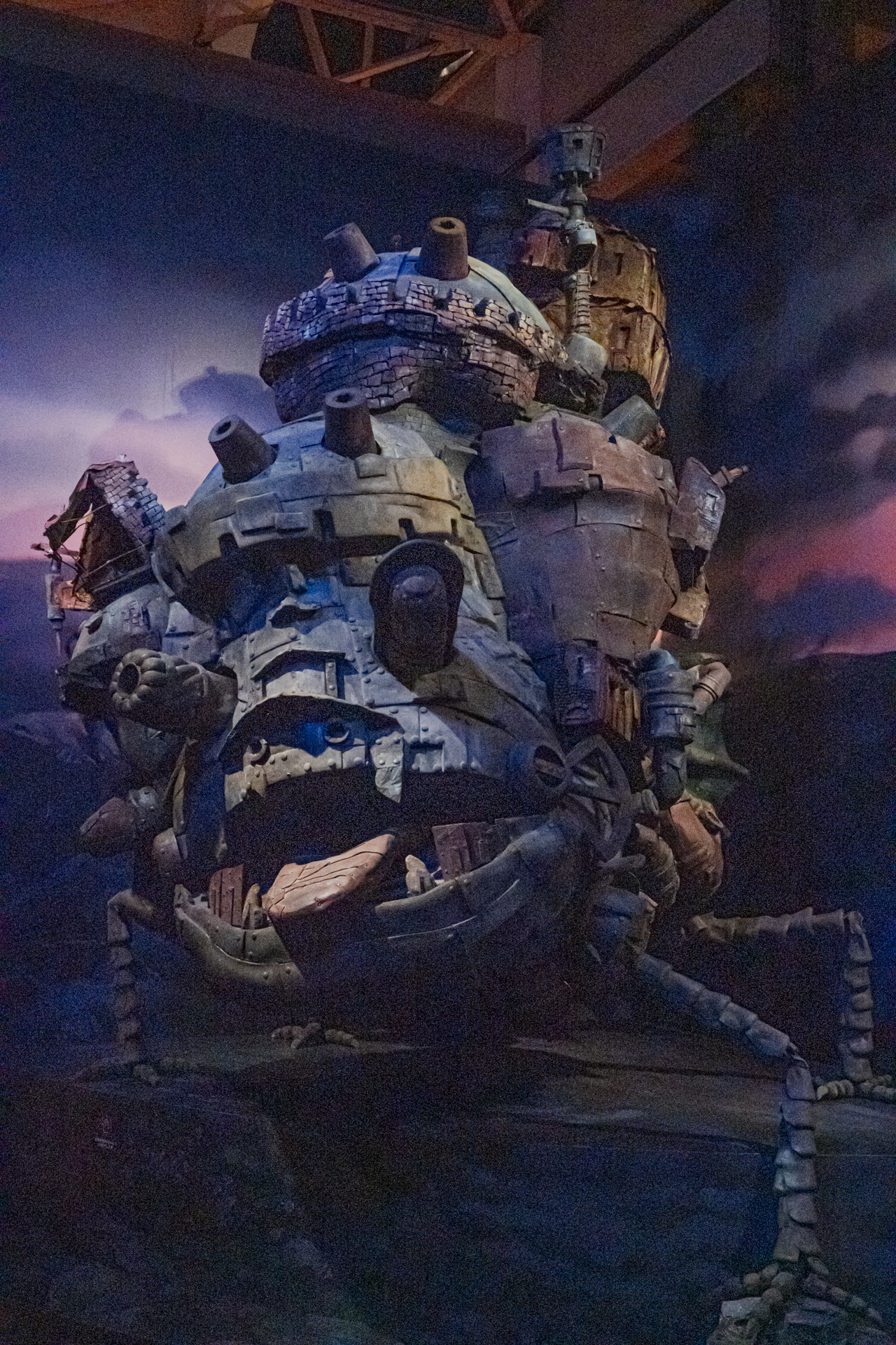 ガシャンガシャンと本当に動くハウルの城