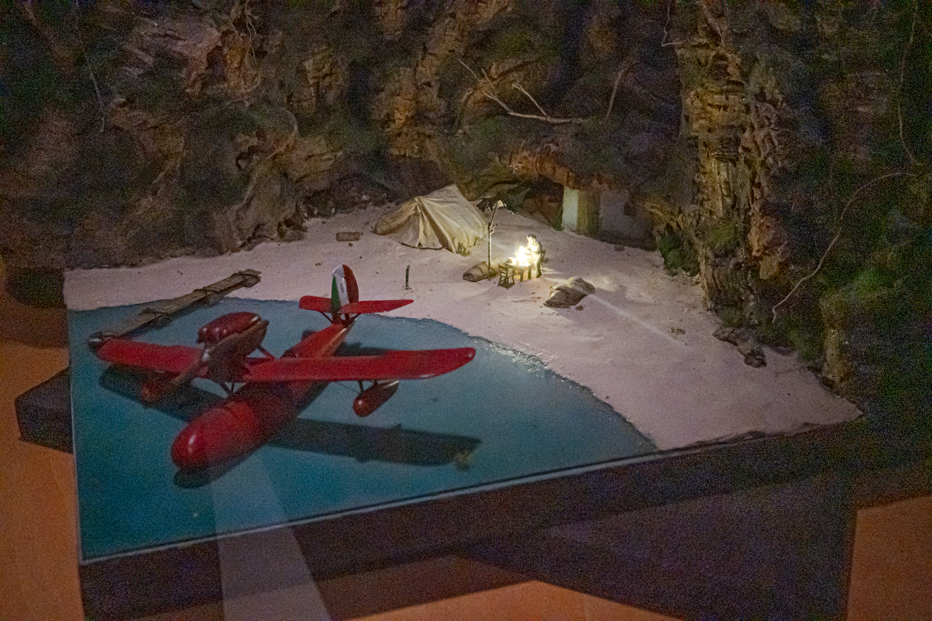 名場面を表現したジオラマ