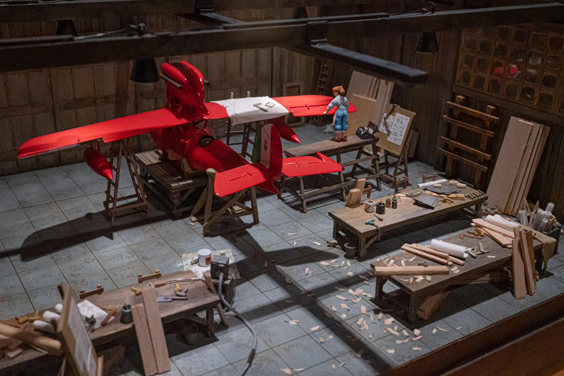 名場面を表現したジオラマ