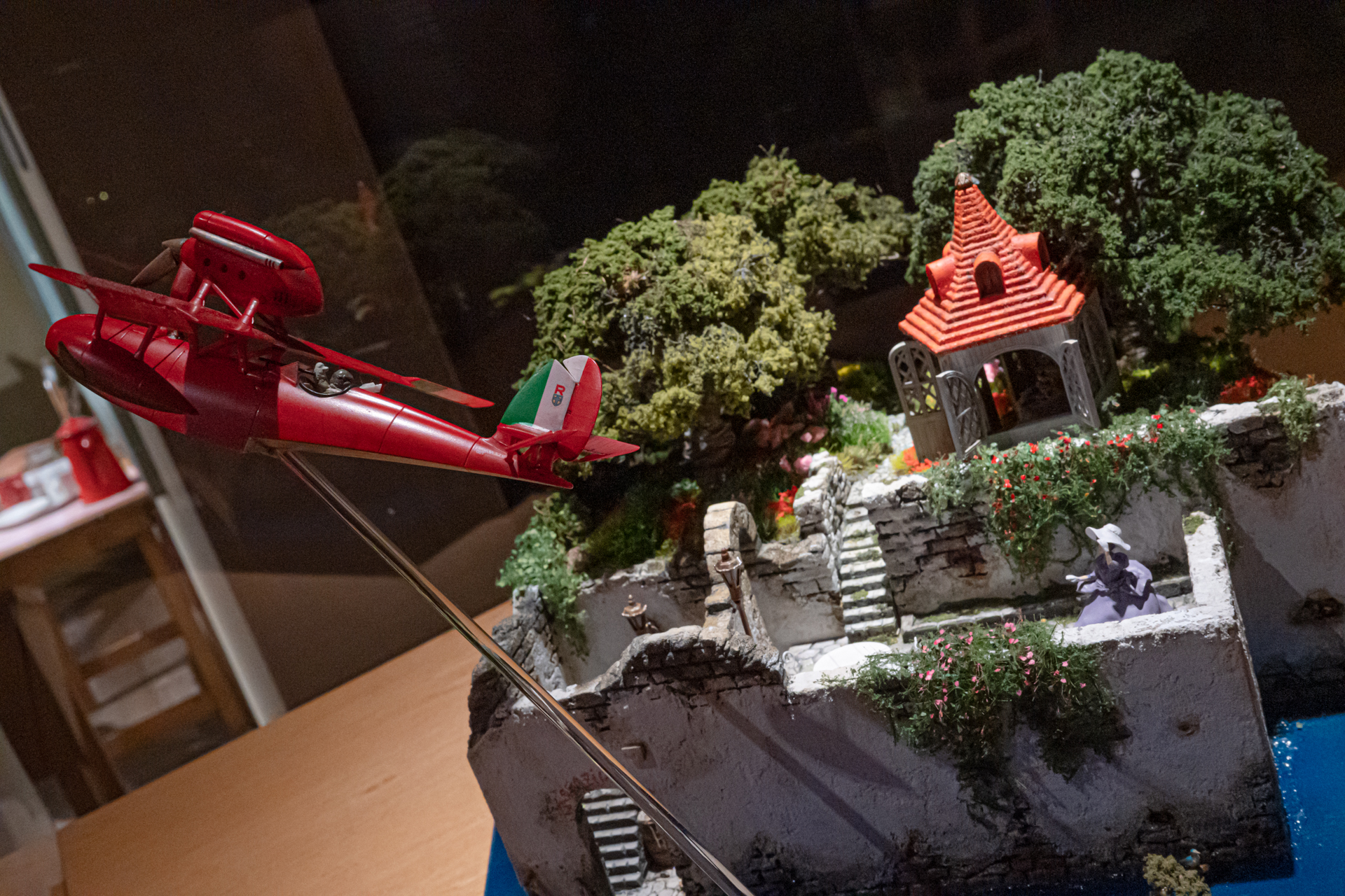 名場面を表現したジオラマ