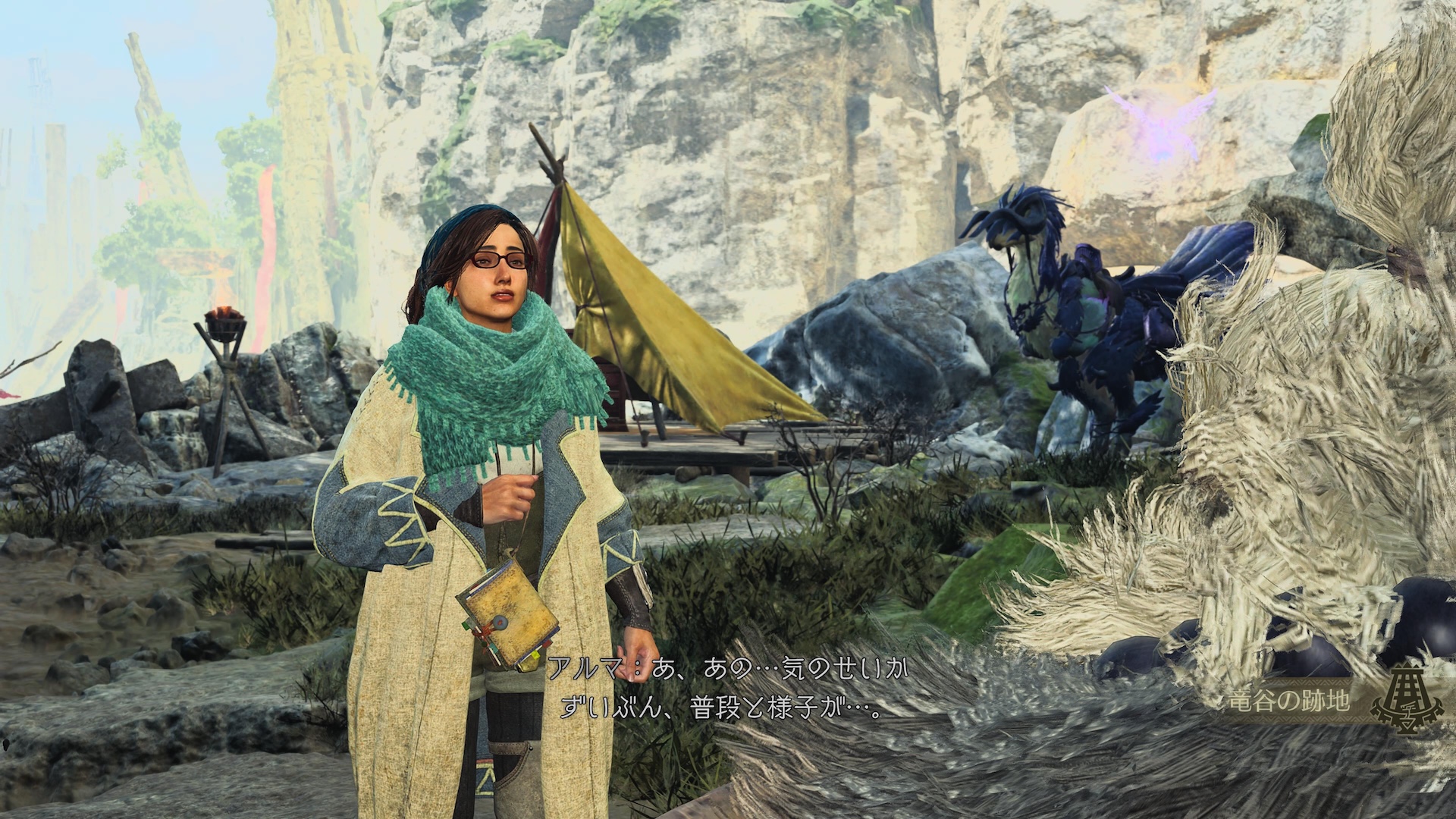 クエストを受注すると何やらアルマさんが困惑している様子