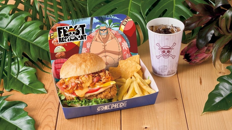 フランキーのケイジャン・フライドチキンバーガーセット