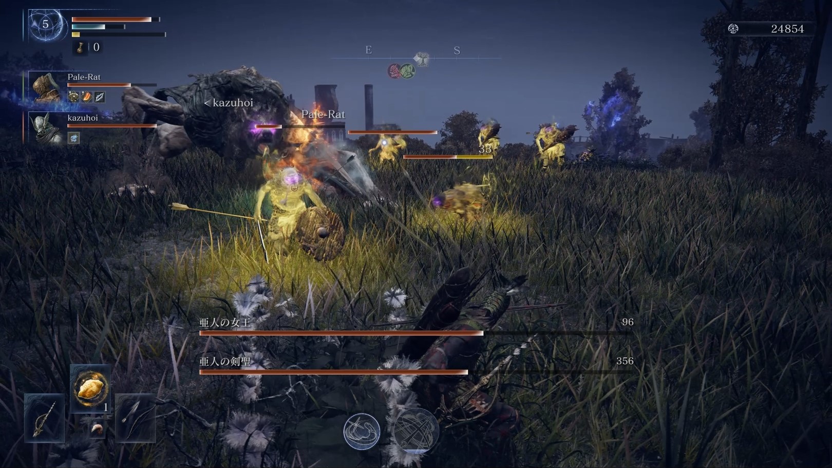 「亜人の女王」＆「亜人の剣聖」。モブもたくさん湧いてきて大変