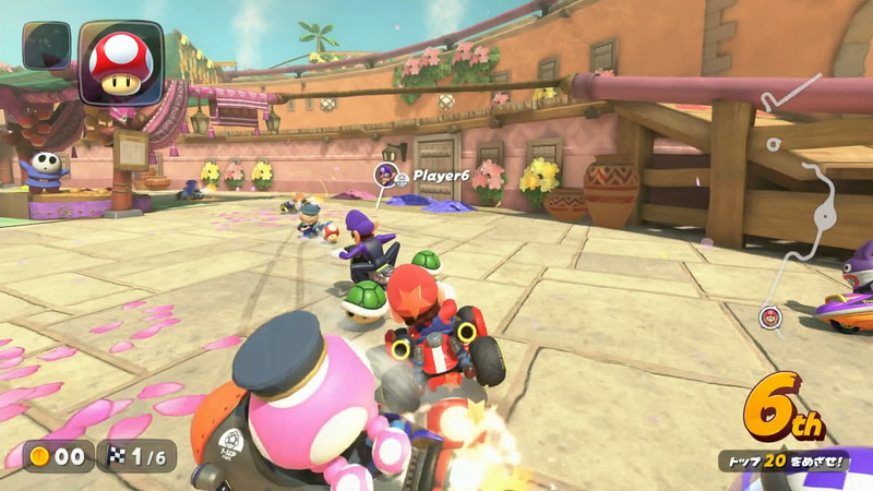 24人で広大なワールド内を走るというシチュエーションがワクワクする