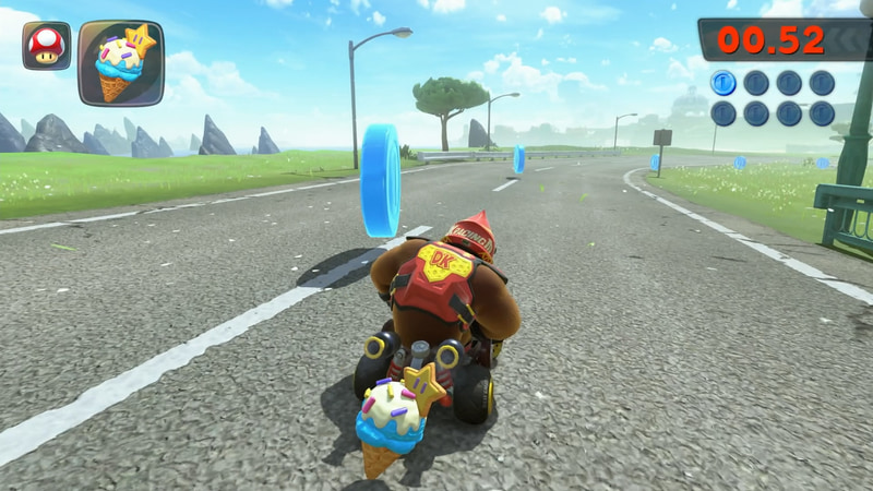 各地で見つかる「Pスイッチ」を踏めばさまざまなお題のチャレンジに挑戦できる