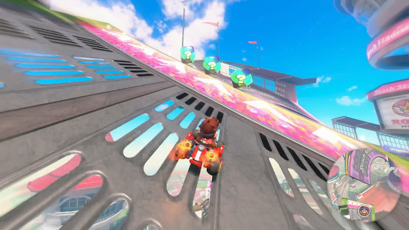 コースに入ってドライブもできる