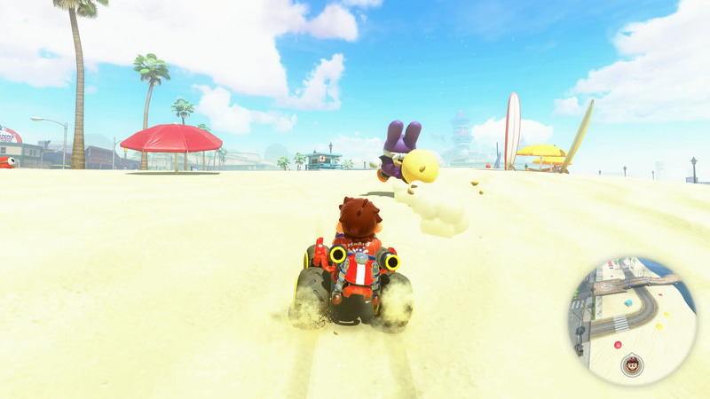 ドライブしていると急にトッテンが出現！