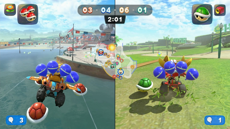 シリーズ恒例の「ふうせんバトル」も24人対戦が可能に