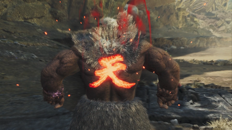 「豪鬼装備」はワンセット防具しか存在しない為、自然とこのような姿になる