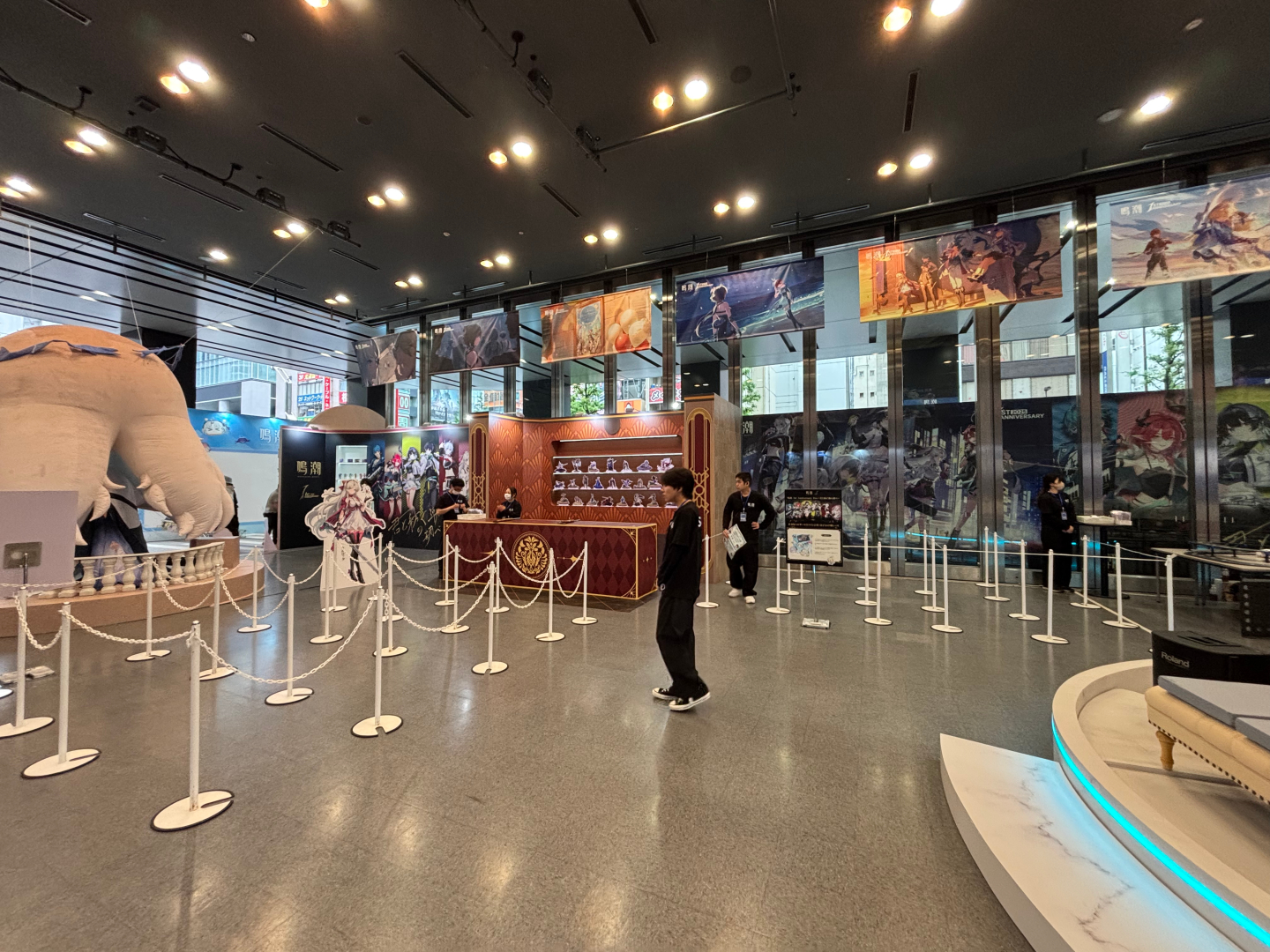 グッズの販売も実施