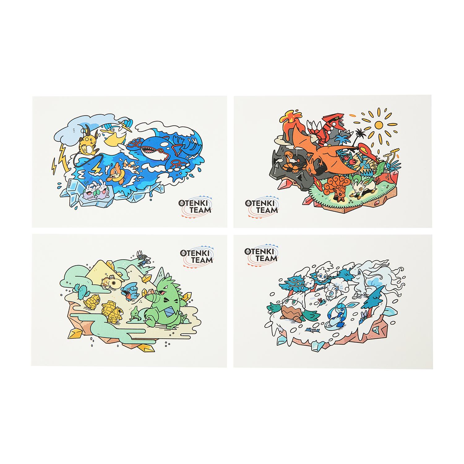 ポストカード4枚セット OTENKI TEAM 価格：660円