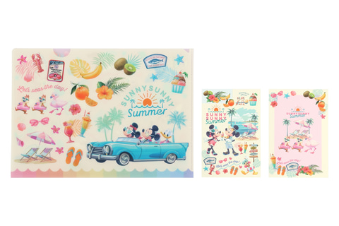 公式】SUNNY SUNNY Summer夏のバカンスを楽しんでいるミッキー