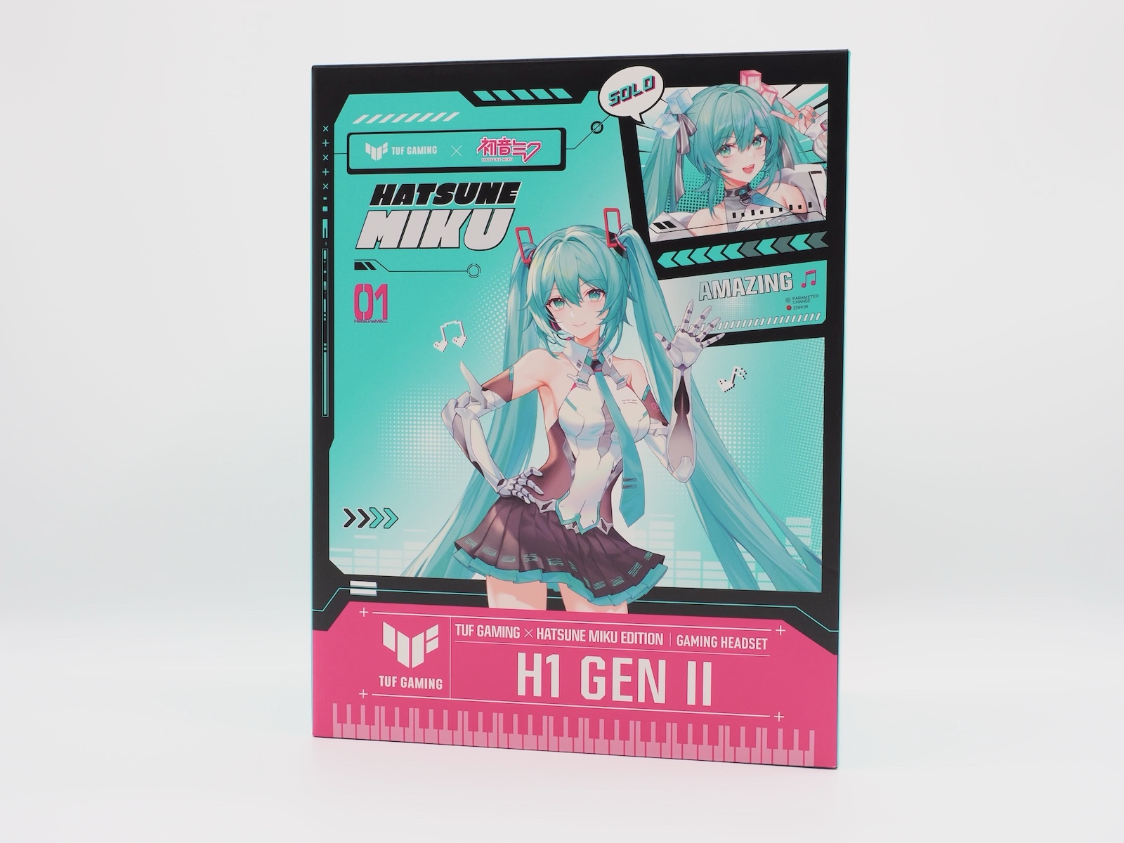 初音ミクが描かれた可愛らしいパッケージ