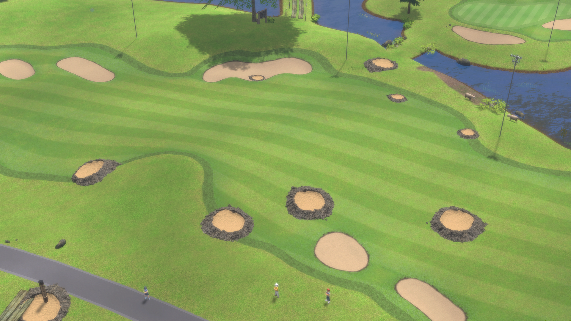 お互いの引きが悪いとコース上には悲惨な爆破跡が大量に残る事になる