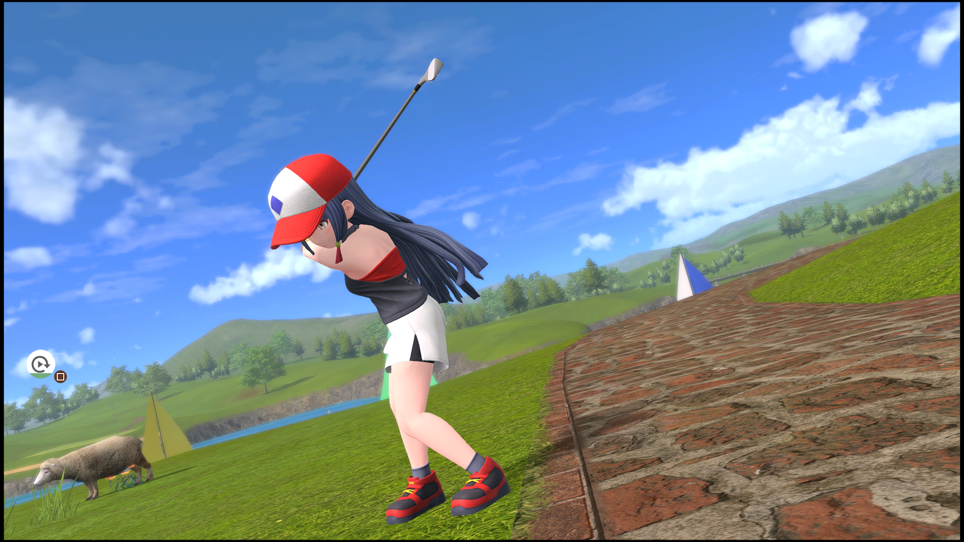 「みんなのGOLF 5」でのみ登場の韓国ゴルファー、ユミンが登場