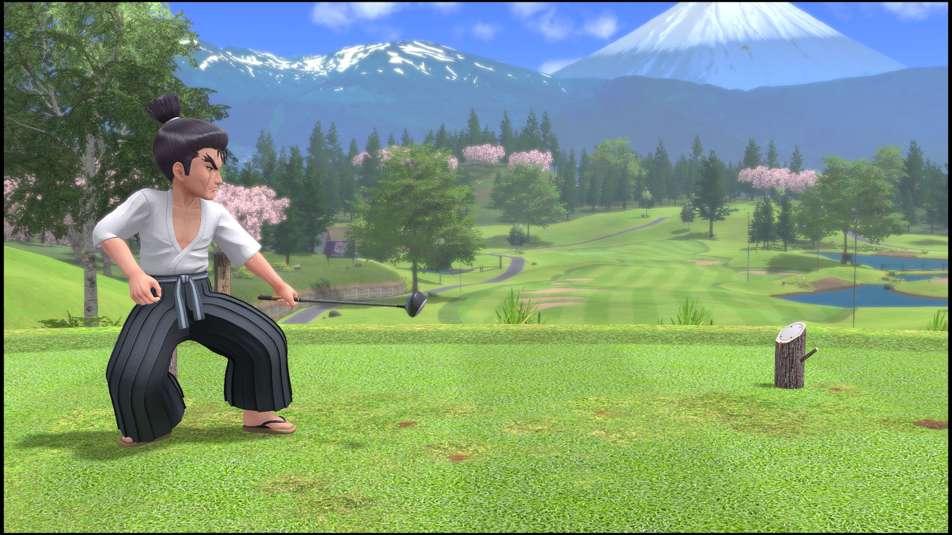 「みんなのGOLF 4」で登場したサムライゴルファーのムサシが復活