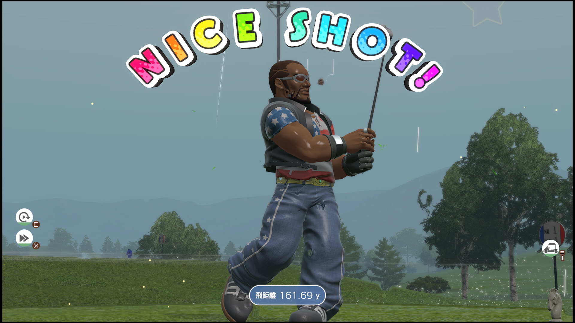 「みんなのGOLF 5」で登場したジョンソンも登場