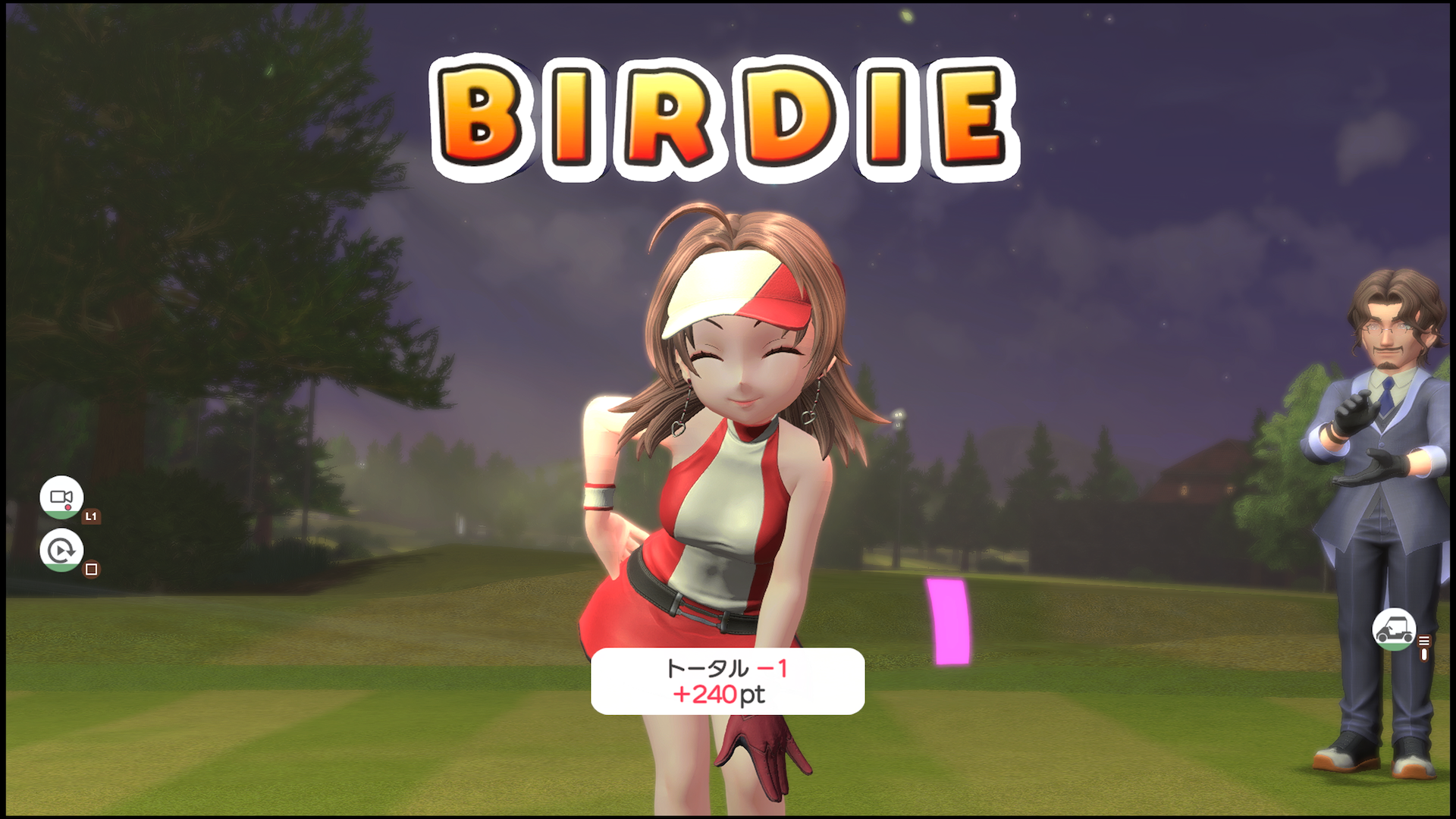 「みんなのGOLF 5」の追加キャラ、ユキノが参戦