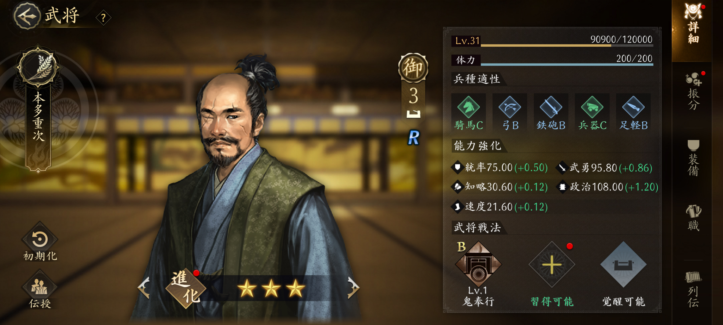 熱血！　忠義！　ミスター三河武士、本田重次