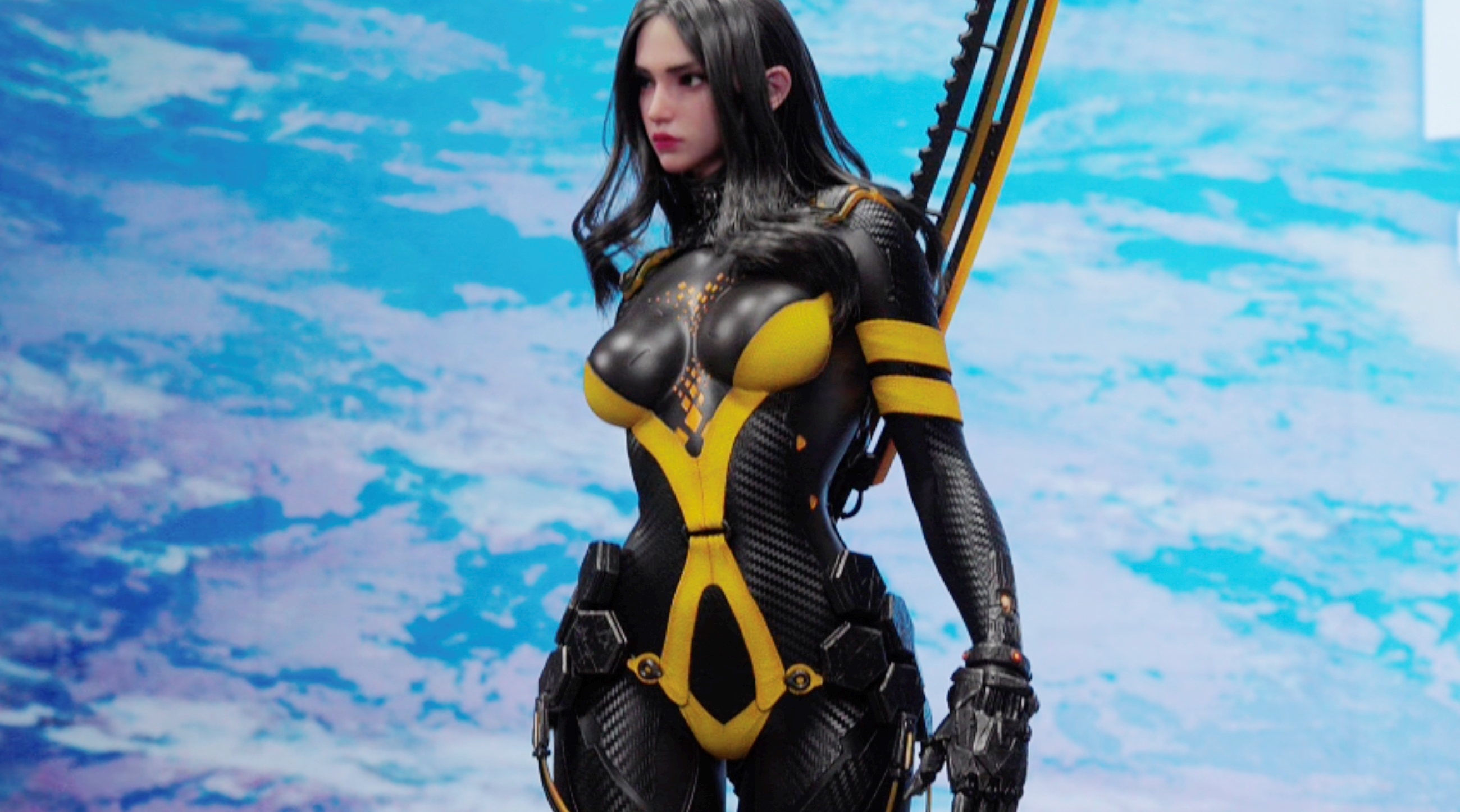 収録スタジオには、日本円でおよそ60万円という高額にもかかわらず即完売したJNDスタジオ製「1/3 スケール “Eve & Tachy”」のフィギュアが置かれていた