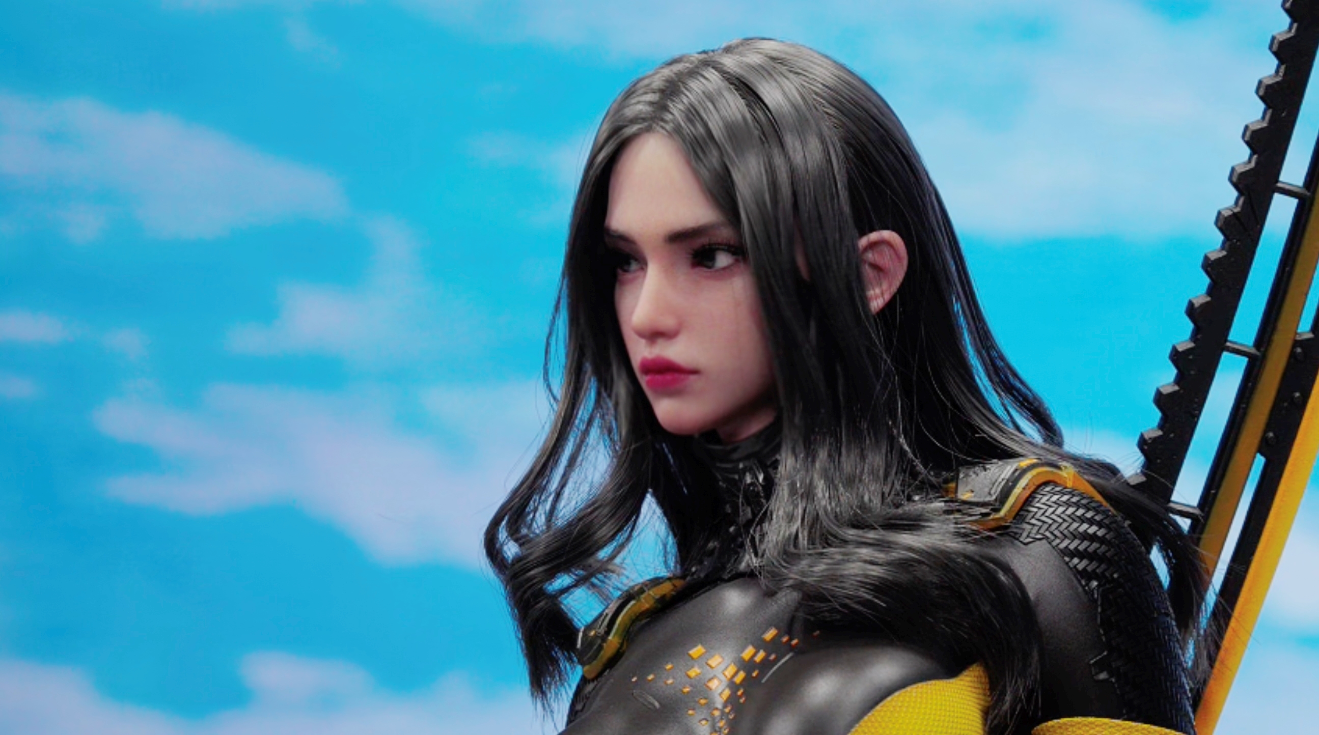 収録スタジオには、日本円でおよそ60万円という高額にもかかわらず即完売したJNDスタジオ製「1/3 スケール “Eve & Tachy”」のフィギュアが置かれていた