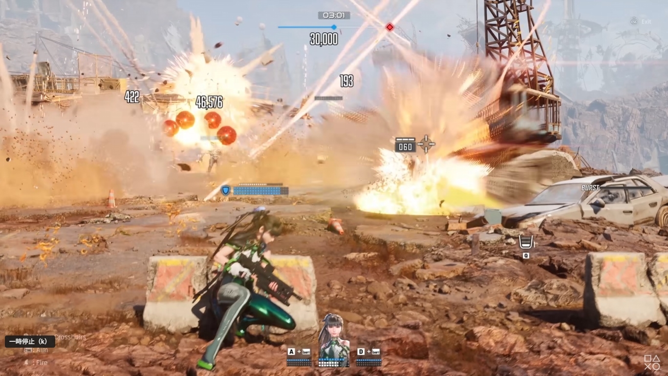 「最近『NIKKE』の戦闘シーンに似たゲーム画面をみかけることがありますが、『NIKKE』をやるならこれくらいのことはしないと」とキム氏は語る