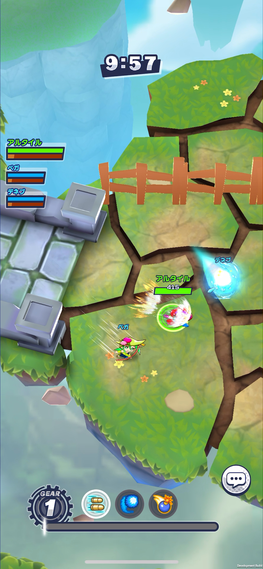 移動をあえてダッシュだけにすることで、ゲームのテンポが非常に良い