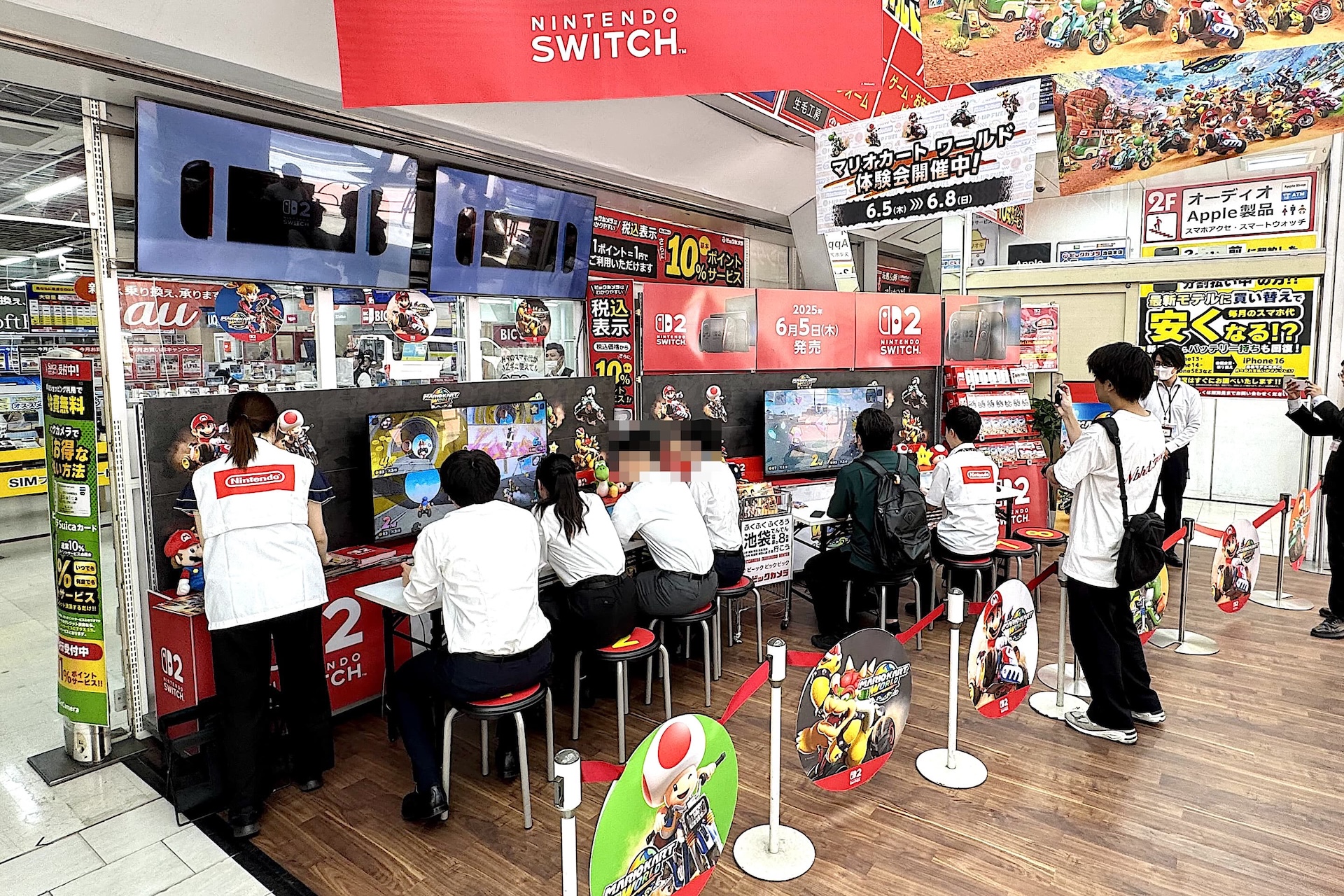 整理券ありということで、体験コーナーは混雑せず比較的ゆったりと楽しめそうだ