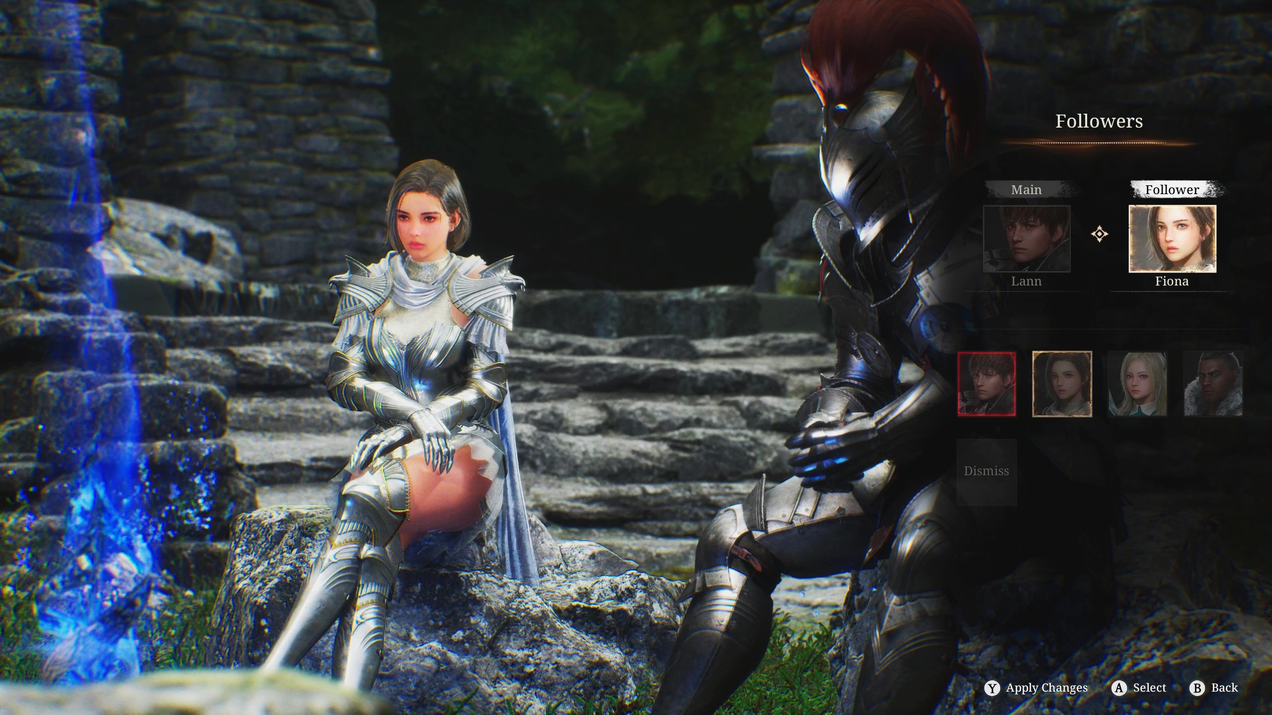 ストーリーを進めると、「Followers」と呼ばれる仲間NPCを同伴できるようになる。４人いるプレイアブルキャラクターの１人を選ぶ形だ