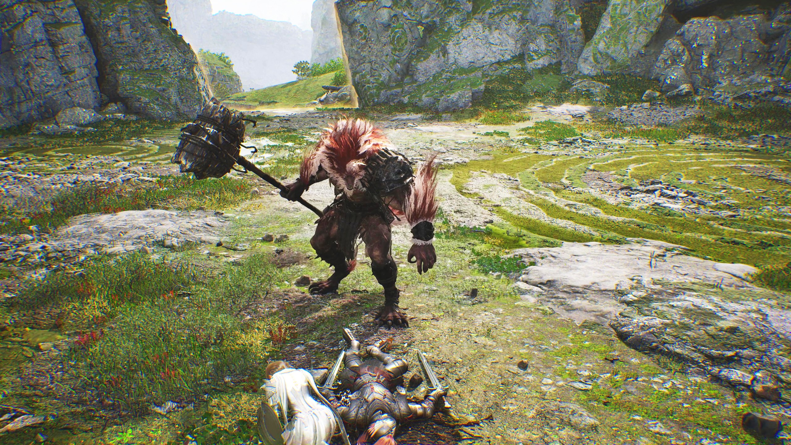 だんだんと難しくなる戦闘システムを採用。最初から難しいわけではないが、ストーリーを進めるとソウルライクらしさが高まっていく