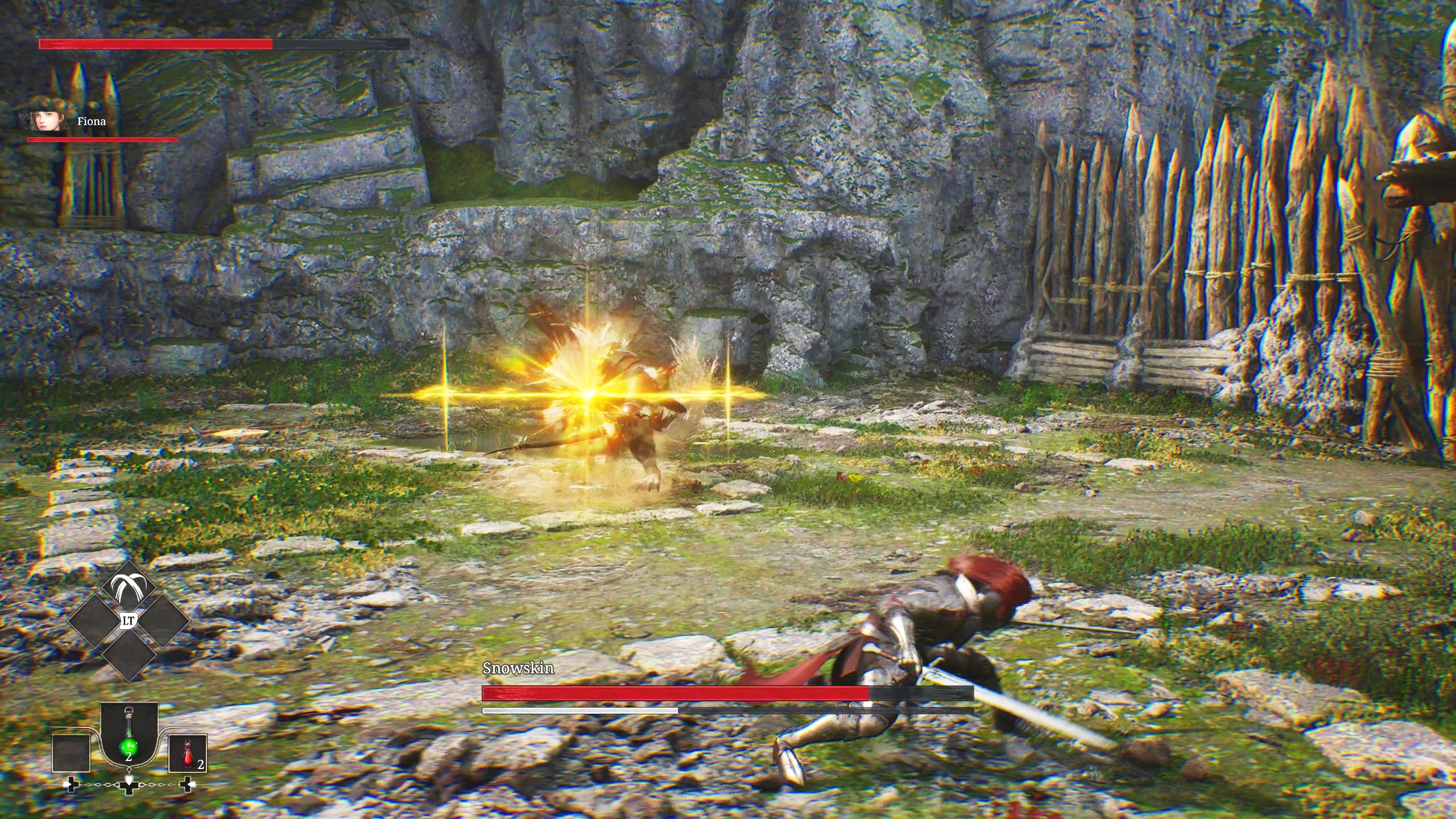 黄色いエフェクトはガード不可の攻撃