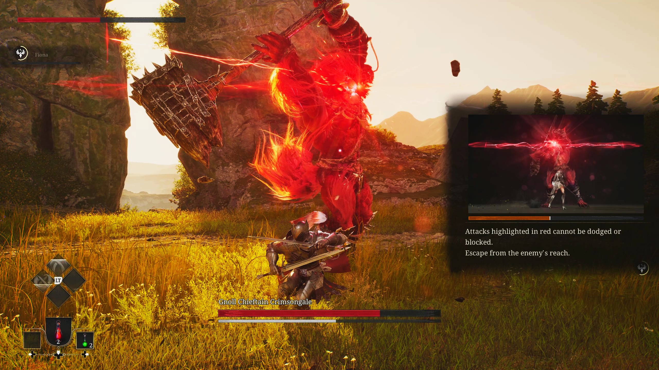 赤いエフェクトはガード＆回避ができない攻撃