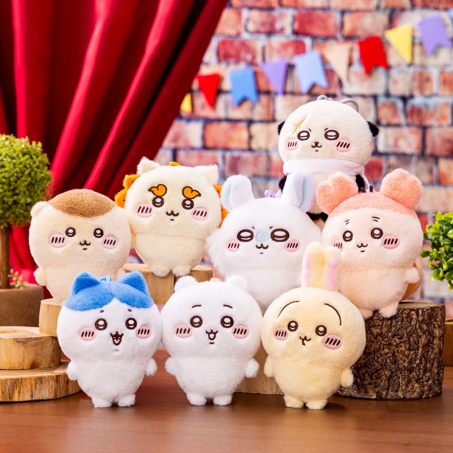 ちいかわパーク ぷわころぬいぐるみS（全8種）　各2,420円