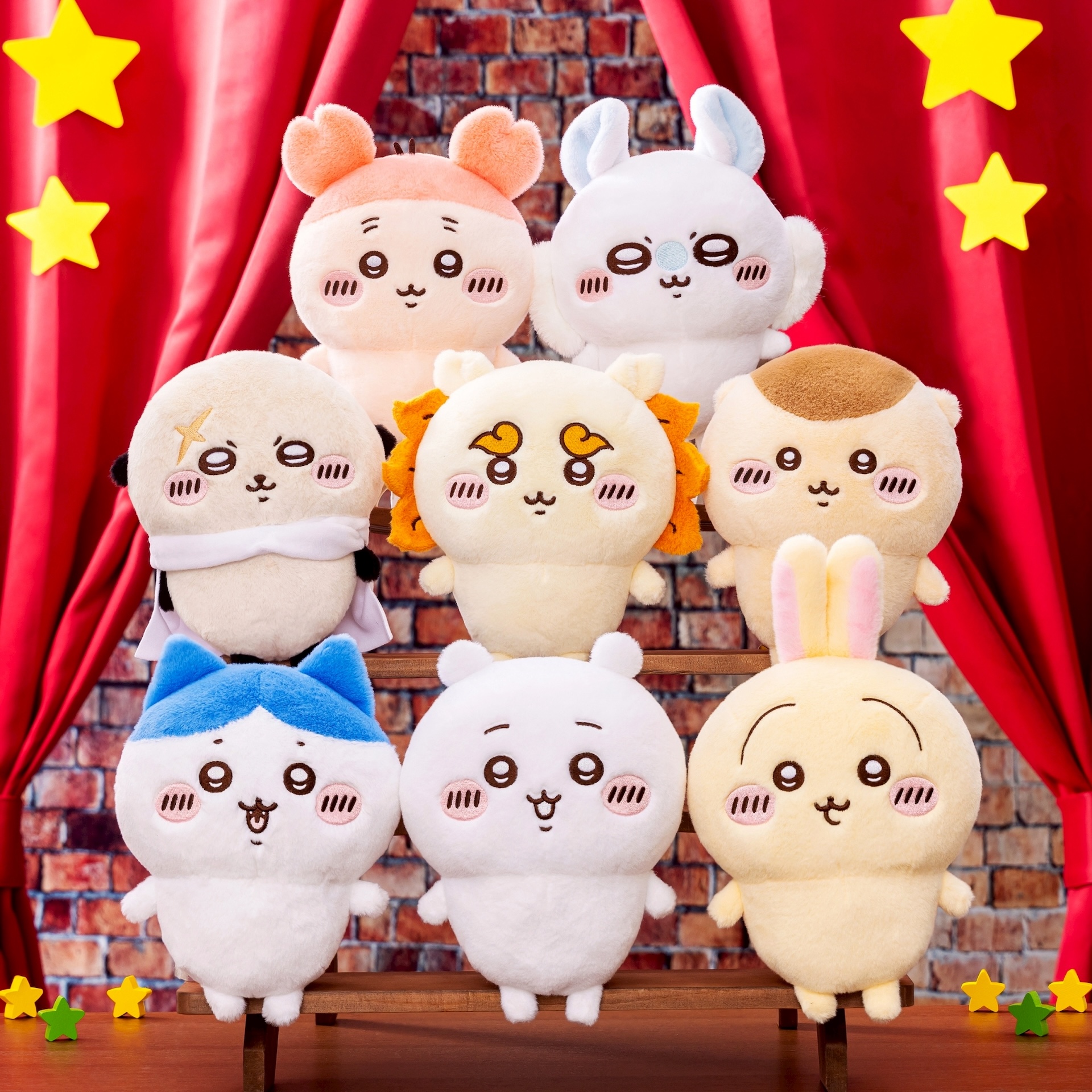 ちいかわパーク ぷわころぬいぐるみS（全8種）　各2,420円