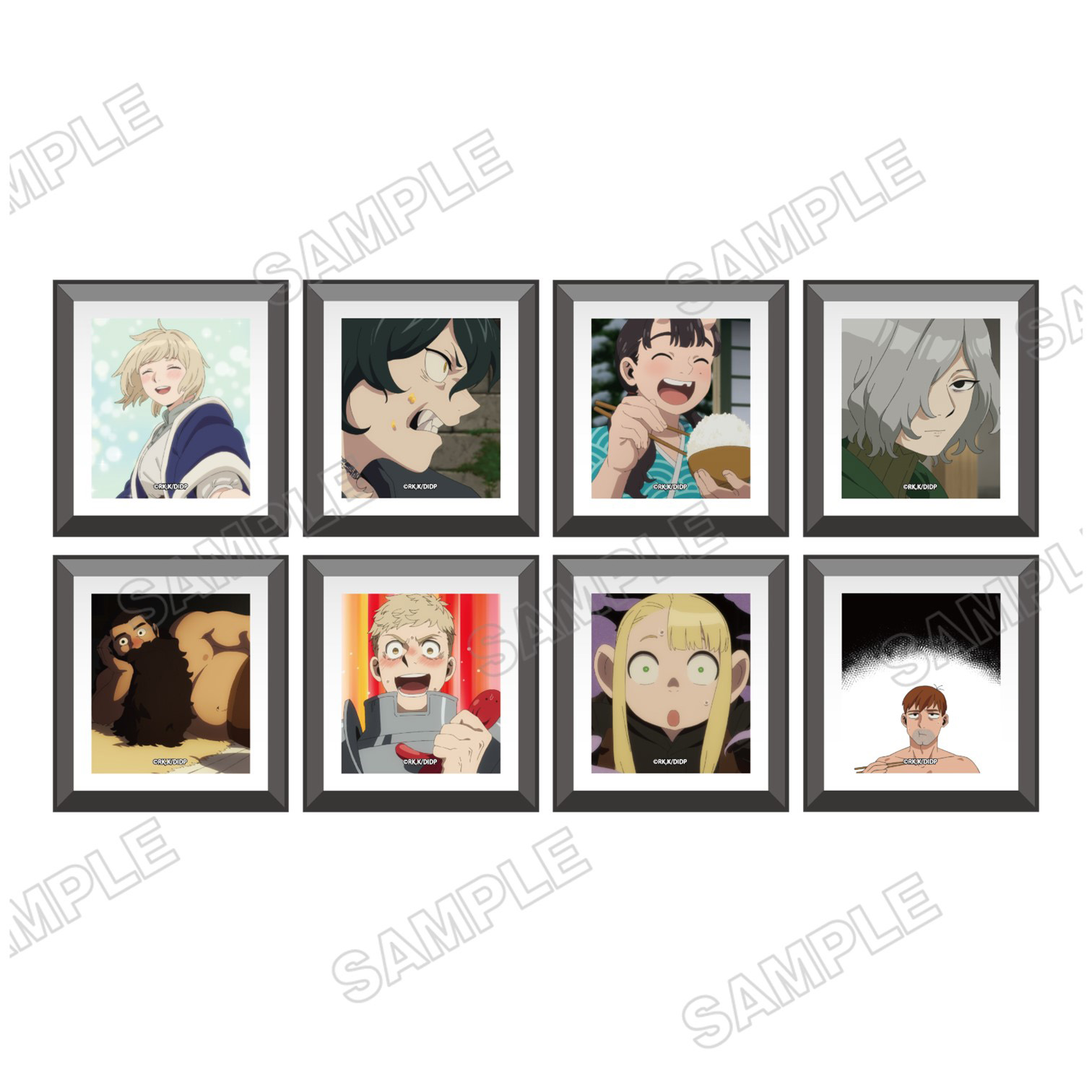 「ダンジョン飯」迷宮探索展 トレーディング額入りマグネットA vol.2 （全8種／ランダム）660円