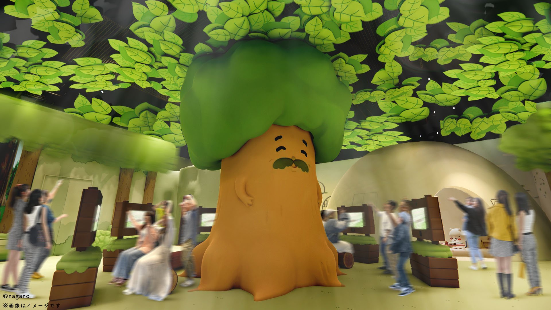 「ちいかわパーク」のスポット「木」