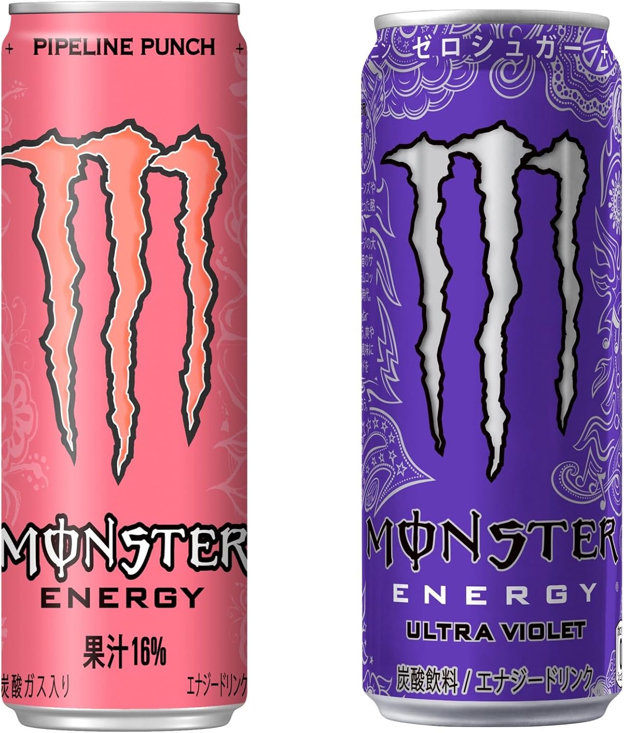 【Amazon.co.jp限定】アサヒ飲料 モンスター トライアル アソートセット 6本入り[パイプラインパンチ][ウルトラバイオレット]