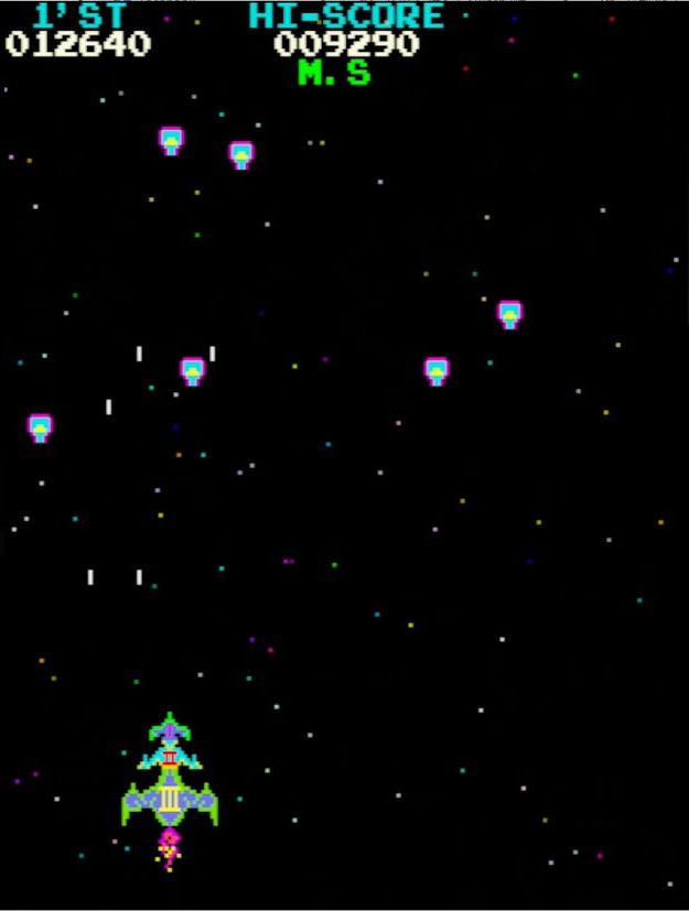 3機合体に成功すると3連射か可能に。機体のカッコよさも秀逸だった