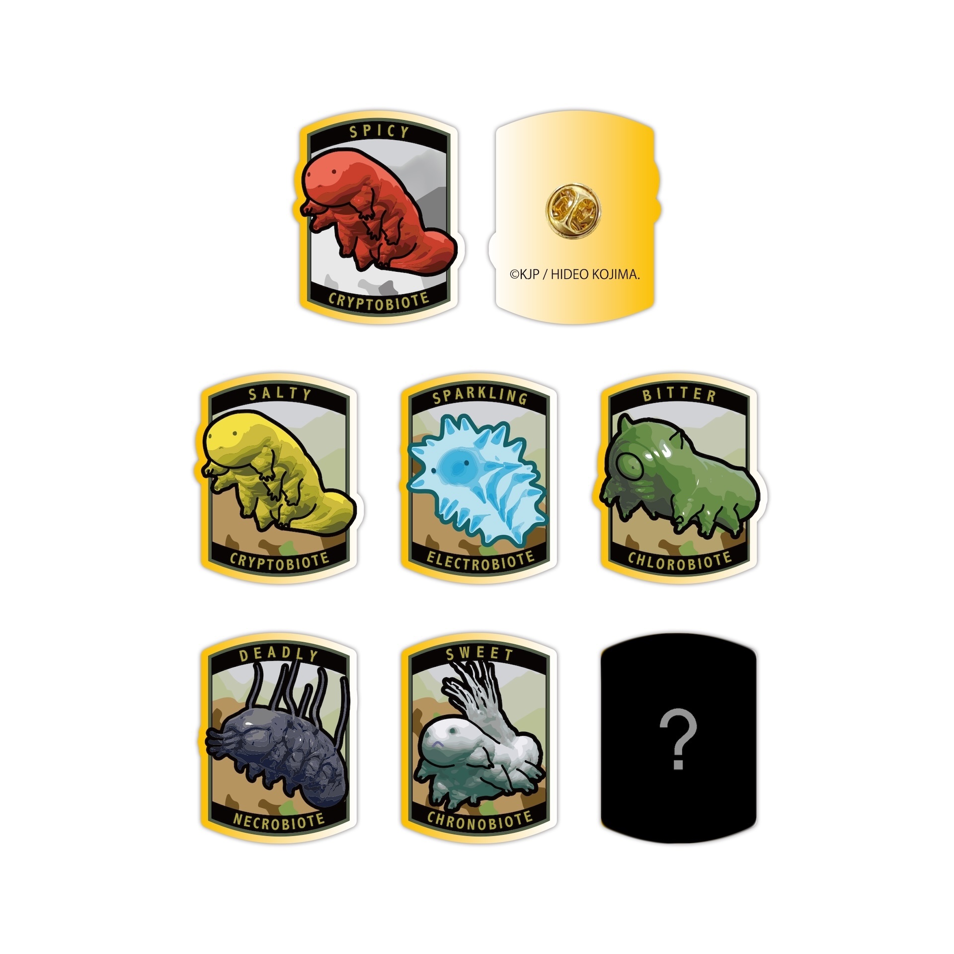 クリプトビオシス トレーディングピンバッジ 770円