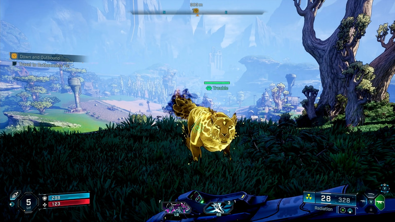 「ヴェックス」がアビリティで召喚する「トラブル」。デカい猫のような存在……？