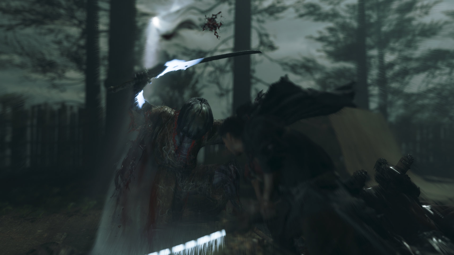 シリーズお馴染みの一閃。過去作よりもエフェクトは抑えめだが、アクションは派手になっている