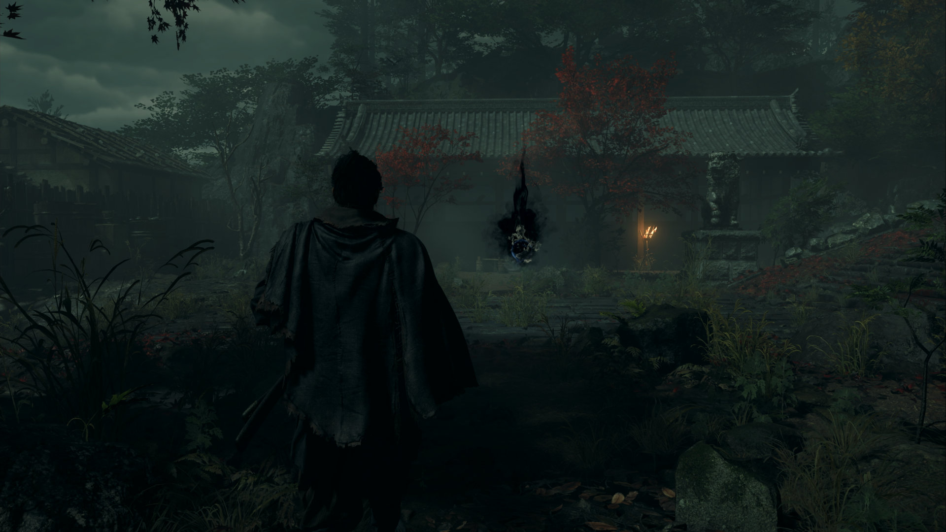 プレゼンテーションでは、過去に清水寺で起きた凄惨な事件を武蔵が黒魂で体験していた