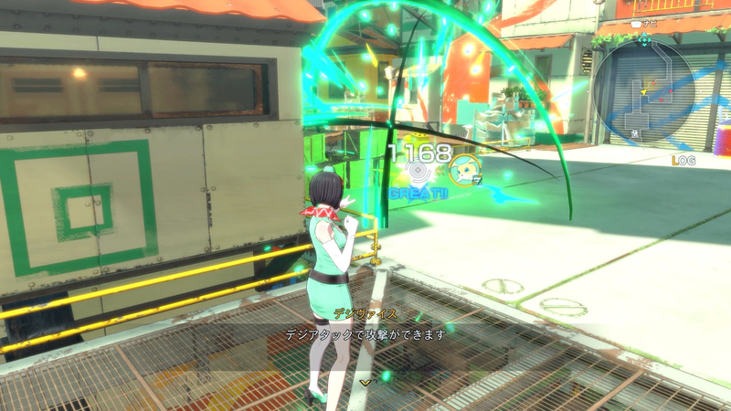 敵シンボルへ「デジアタック」を行なうと戦闘に突入