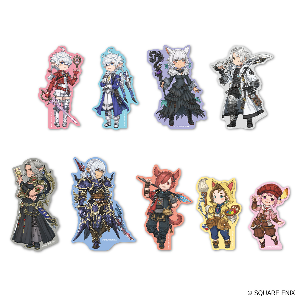 ファイナルファンタジーXIV キャラクターステッカーセット：2,200円